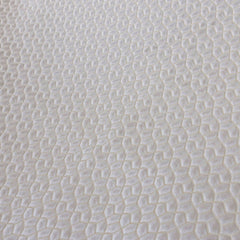 Gray Hexagon Jacquard Fabric By The Metre