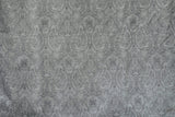 Gray Ancient Damask Jacquard Weave Curtain Panels