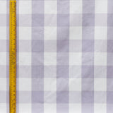 Light Purple N Ivory Gingham Checks Cotton Curtain Panels