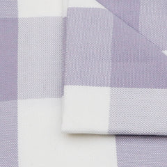 Light Purple And Ivory Cotton Fabric By The Metre