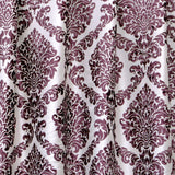 Purple Burntout Velvet Fabric By The Metre