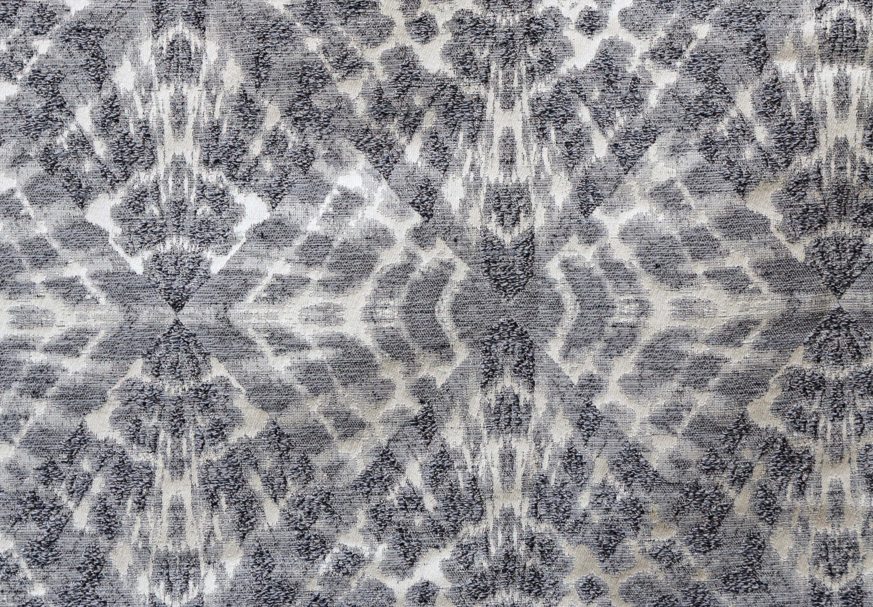 Gray Tie N Dye Jacquard Fabric By The Metre