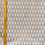 Beige Ogee Jacquard Fabric By The Metre