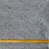 Gray Ancient Damask Jacquard Weave Curtain Panels