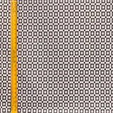 Brown Blocks Jacquard Velvet Fabric By The Metre