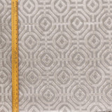 Double Width Beige Jacquard Fabric By The Metre