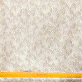 Cream & Gray Pebble Street Jacquard Weave Curtain Panels