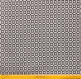 Brown Blocks Jacquard Velvet Fabric By The Metre