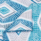 Blue Egyptian Cotton Fabric By The Metre