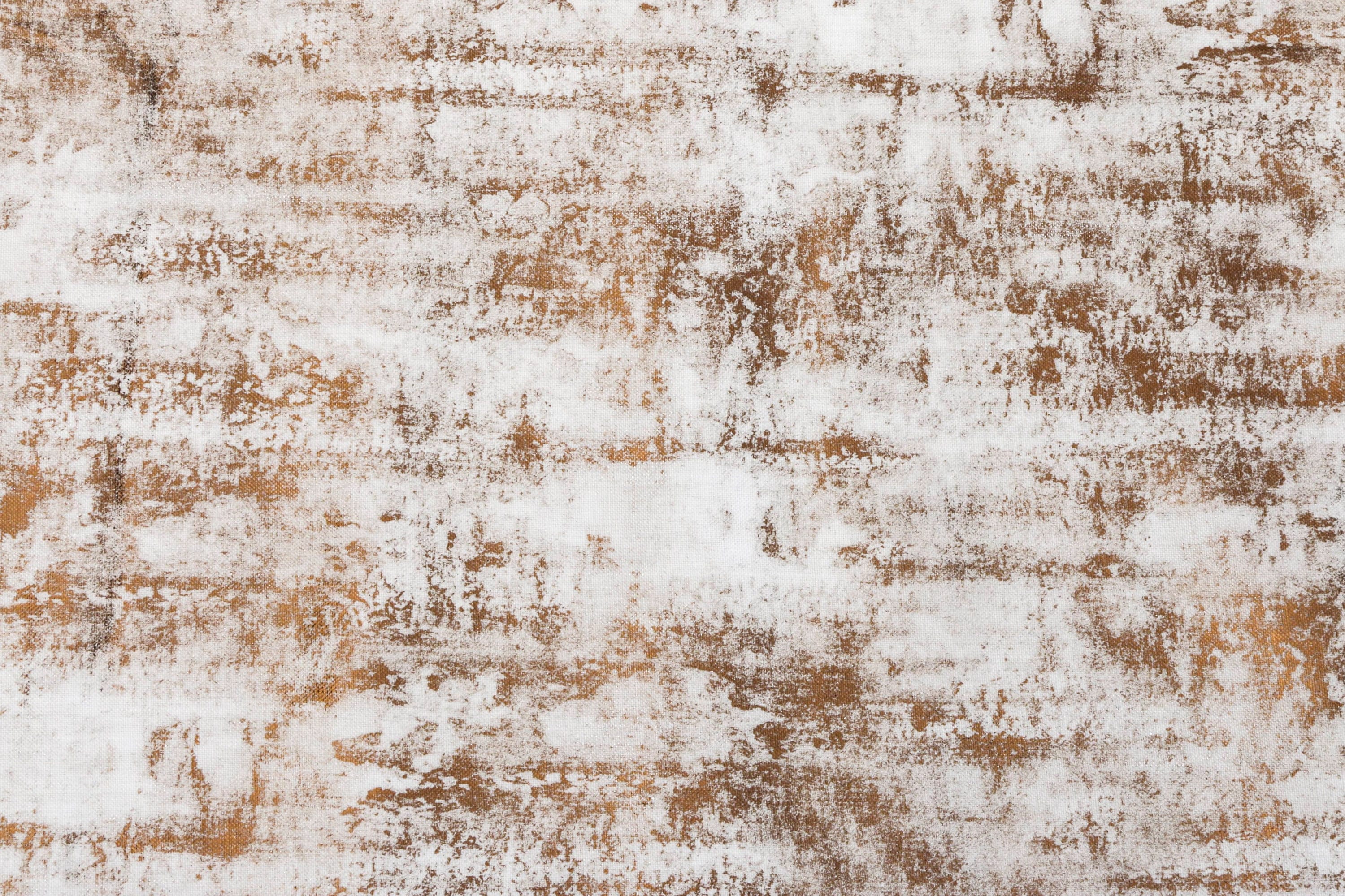 Cream I Love Foil Printed Textured Cotton Curtain Panels