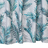 Turquoise Blue Shrubs Cotton Fabric By The Metre