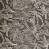 Brown Flower Woo Fabric By The Metre