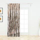 Cream I Love Foil Printed Textured Cotton Curtain Panels