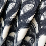 Midnight Circles Jacquard Velvet Fabric By The Metre