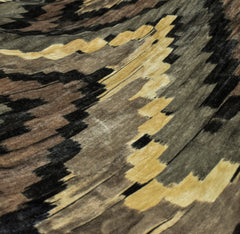 Beige And Brown Velvet Fabric By The Metre