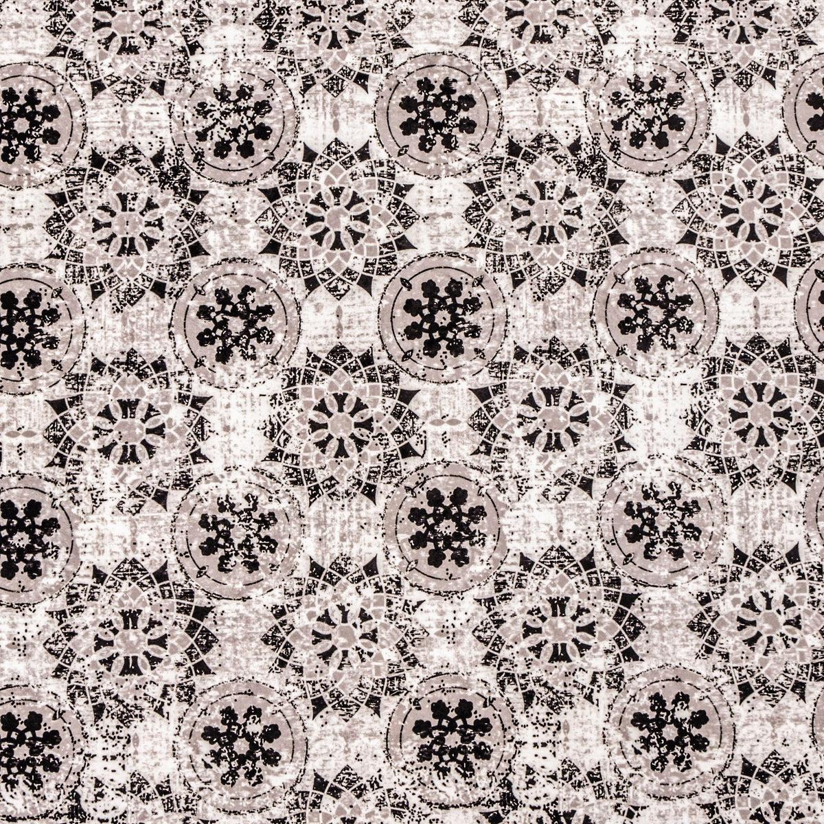 Victorian Baroque Digital Printed Polyester Curtain Panels