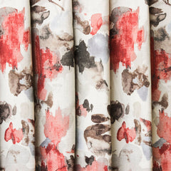Flower Garden Digital Printed Cotton Linen Curtain Panels