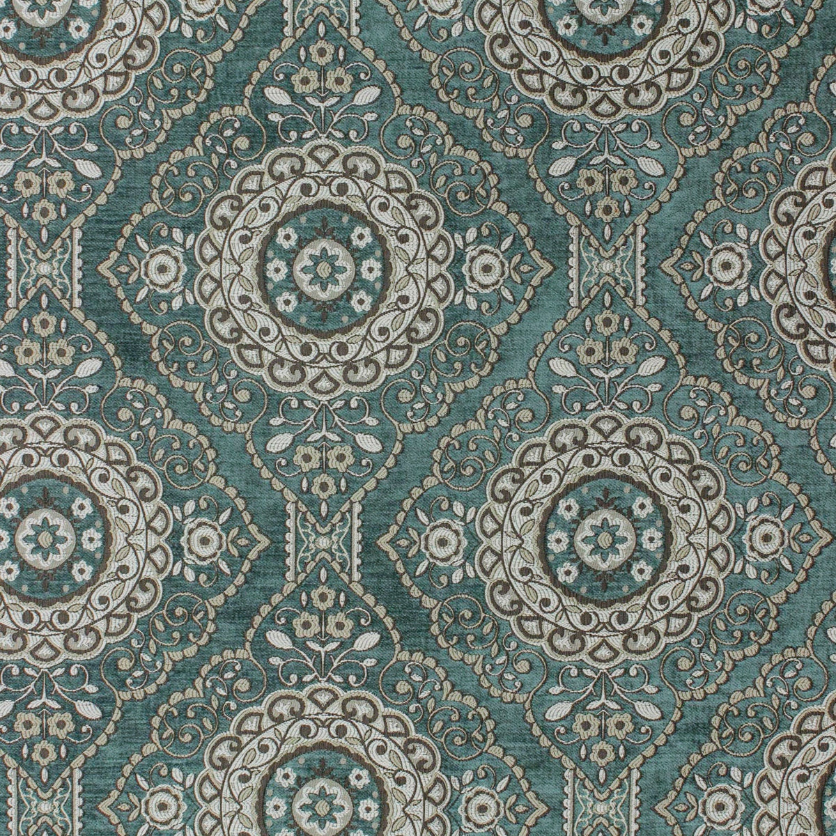 Eclectic Chenille Jacquard Velvet Fabric By The Metre