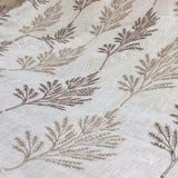 Fern Tree Sheer Fabric By The Metre