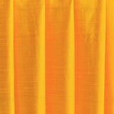 Bright Saffron Yellow Pure Silk Dupioni Curtain Panels