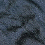 Midnight Blue Silk Dupioni Curtain Panels