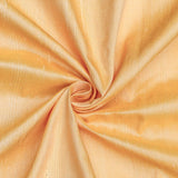 Mustard Orange Silk Dupioni Curtain Panels