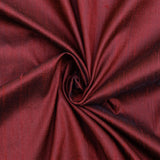 Maroon Silk Dupioni Curtain Panels