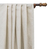 Ivory Cotton Linen Fabric by the Metre