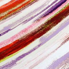 Colorful Stripes Printed Cotton Curtain Panels