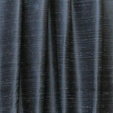 Midnight Blue Silk Dupioni Curtain Panels