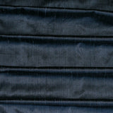 Midnight Blue Silk Dupioni Curtain Panels