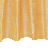 Mustard Orange Silk Dupioni Curtain Panels