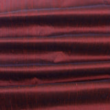 Maroon Silk Dupioni Curtain Panels