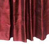 Maroon Silk Dupioni Curtain Panels