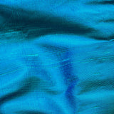 Blue And Turquoise Silk Dupioni Curtain Panels