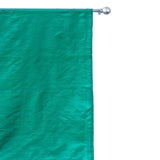 Emerald Green Silk Dupioni Curtain Panels