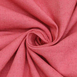 Coral Pink Cotton Linen Fabric by the Metre