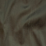 Taupe Green Pure Silk Dupioni Curtain Panels