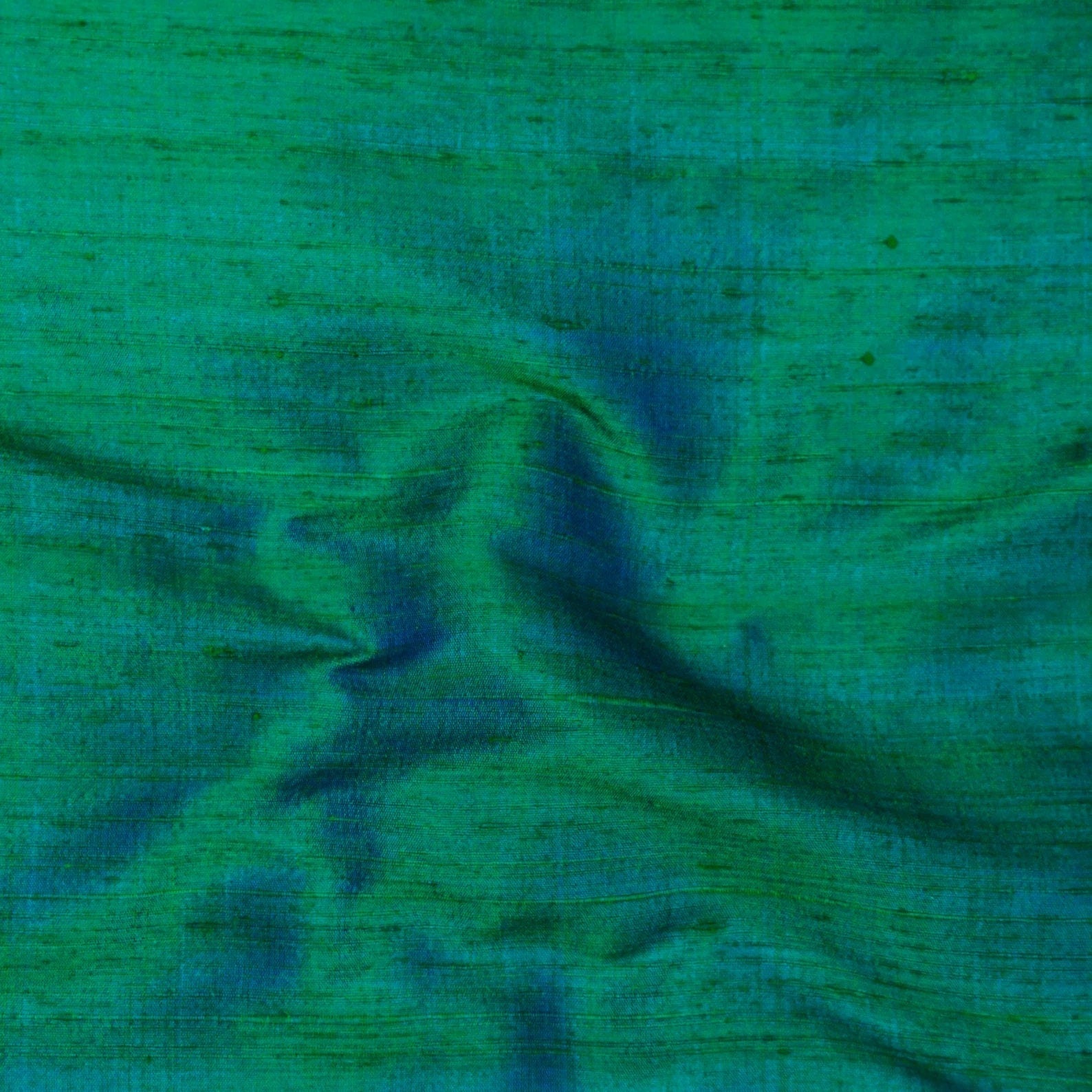 Peacock Pure Silk Dupioni Curtain Panels