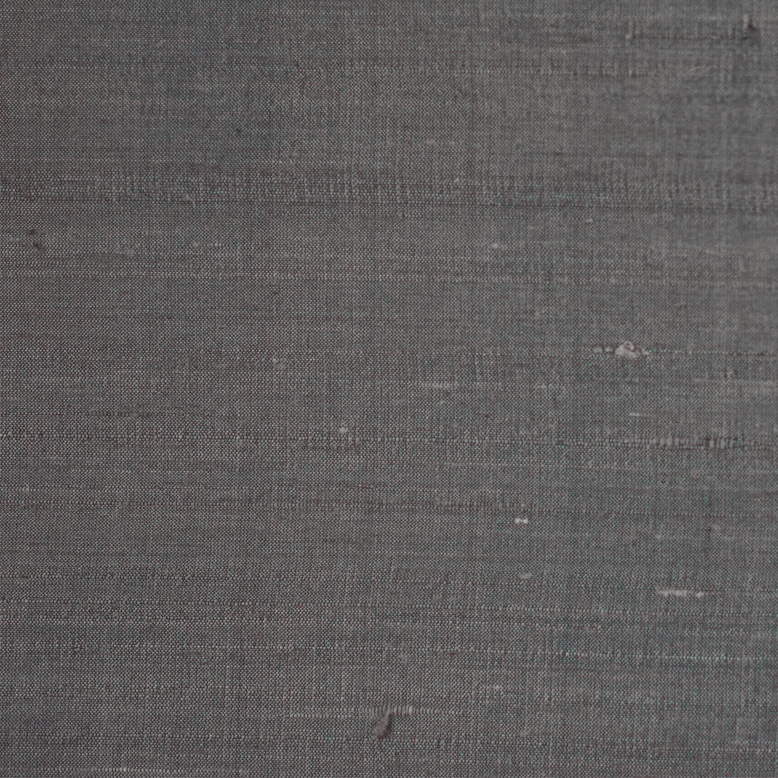 Charcoal Gray Pure Silk Dupioni Curtain Panels