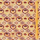 Yellow And Orange Velvet Fabric By The Metre