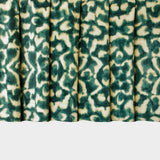 Green And Ivory Velvet Fabric By The Metre