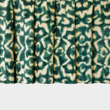 Green N Ivory Abstract Digital Printed Velvet Curtain Panels
