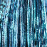 Aqua Swirls Velvet Fabric By The Metre