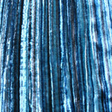 Aqua Swirls Velvet Fabric By The Metre
