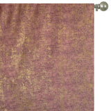 Brick Red Foil Velvet Fabric By The Metre