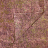 Brick Red Foil Velvet Fabric By The Metre