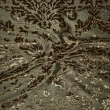 Olive Velvet Fabric By The Metre