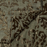 Olive Velvet Fabric By The Metre