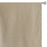 Beige Diamonds Geometric Viscose Embroidered Curtain Panels